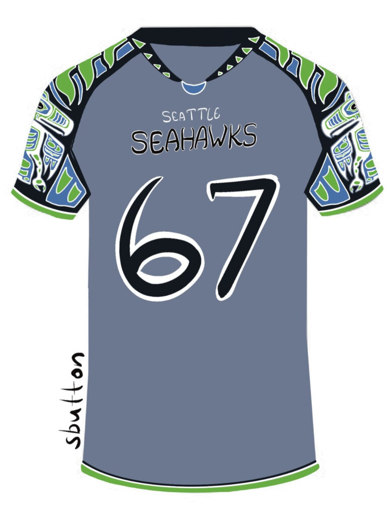 Seahawks jersey front